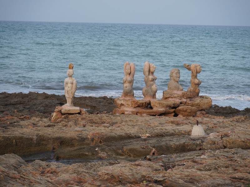 Strandfiguren in Can Picafort