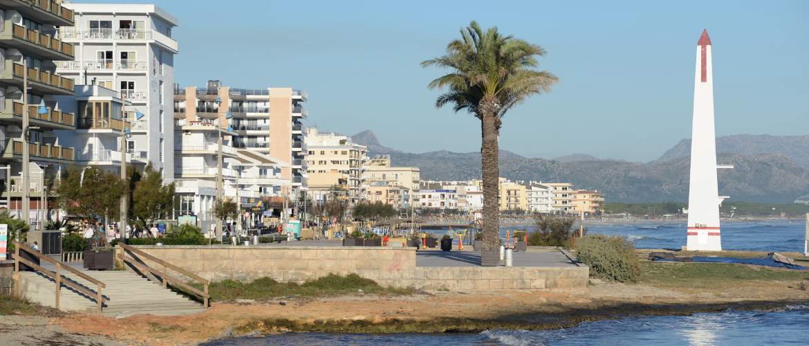 Uferpromenade Can Picafort Mallorca