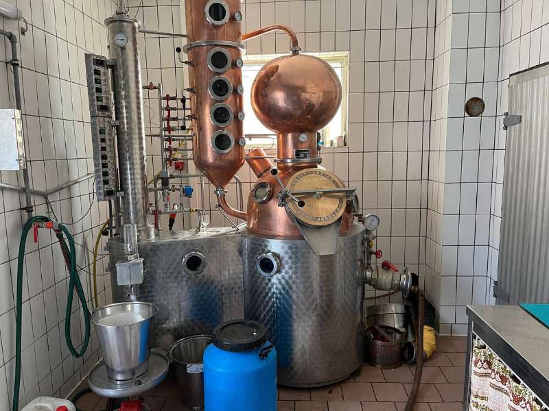 Destillerapparatur